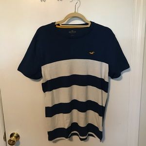Men’s large striped T-Shirt - Hollister